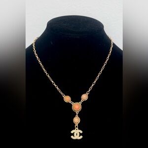 Multi Pendant gold and gemstone Necklace